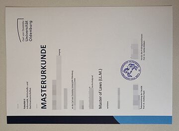 University of Oldenburg certificate