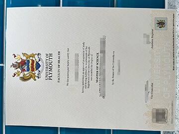 University of Plymouth diploma