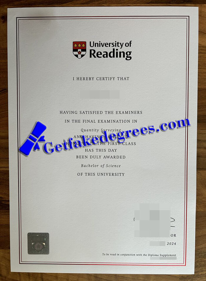 University of Reading degree