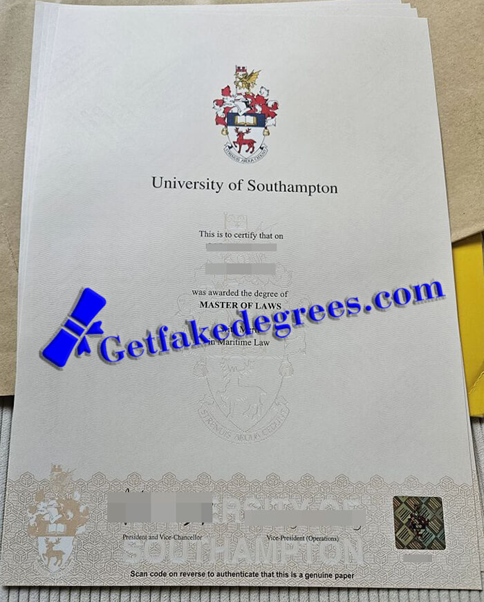 University of Southampton degree