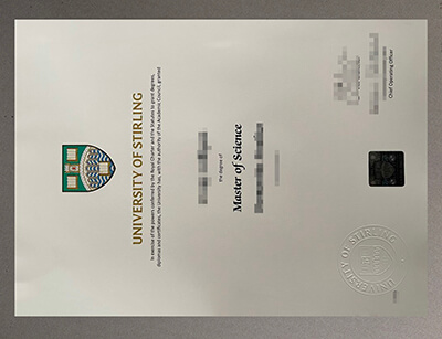 University of Stirling diploma