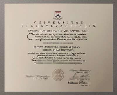 Vniversitas Pennsylvaniensis diploma