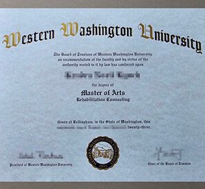 Western Washington University diploma