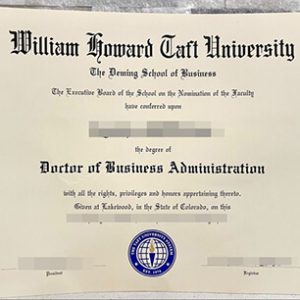 William Howard Taft University diploma