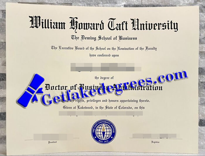 William Howard Taft University degree