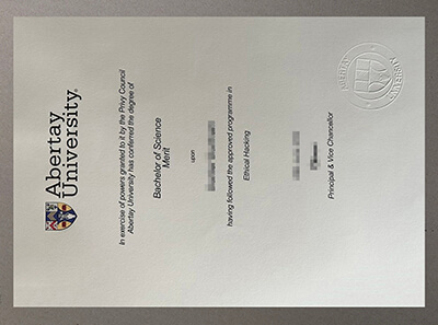 Abertay University degree