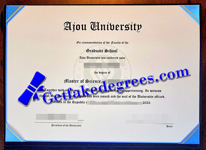 Ajou University degree