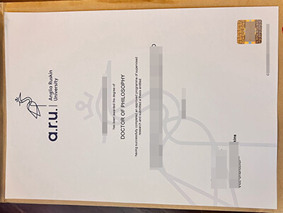 Anglia Ruskin University diploma