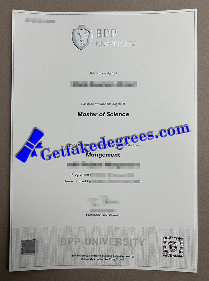 BPP University degree