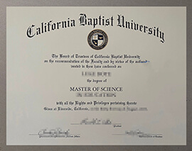 California Baptist University diploma