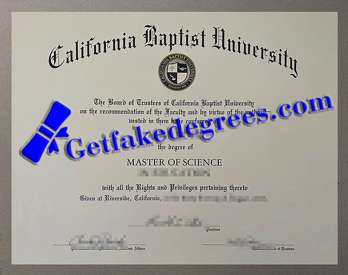 California Baptist University degree