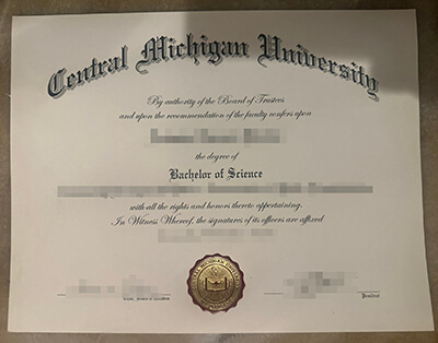 Central Michigan University diploma