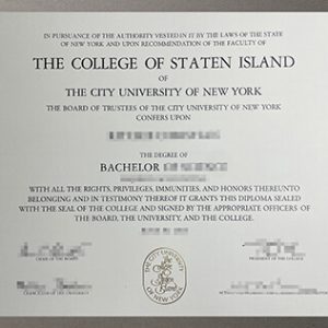 make College of Staten Island degree