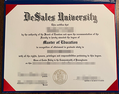 DeSales University degree