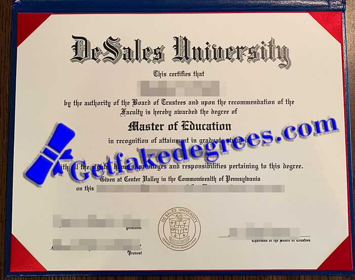 DeSales University degree