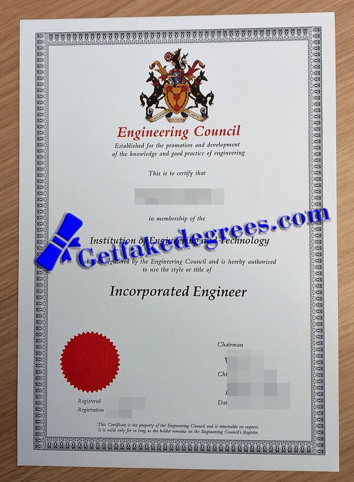 Engineering Council certificate