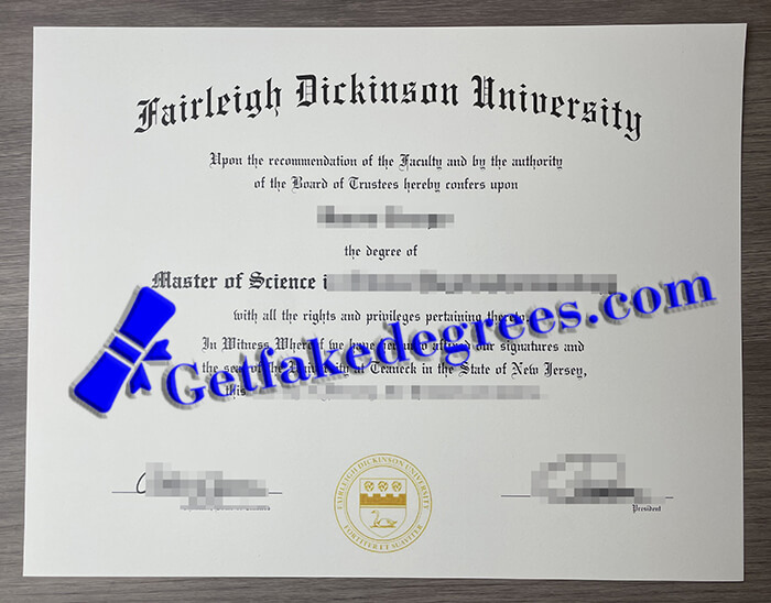 Fairleigh Dickinson University degree