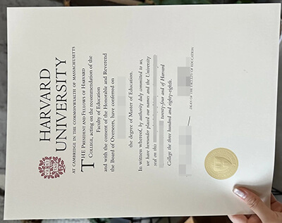 Harvard University degree