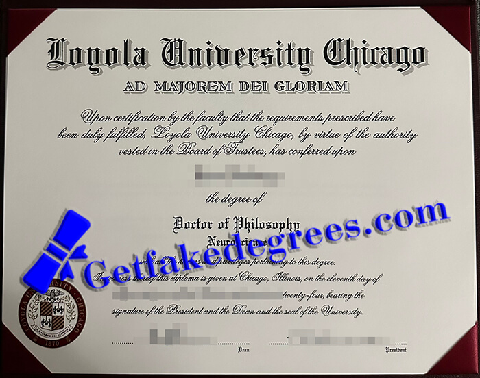 Loyola University Chicago degree