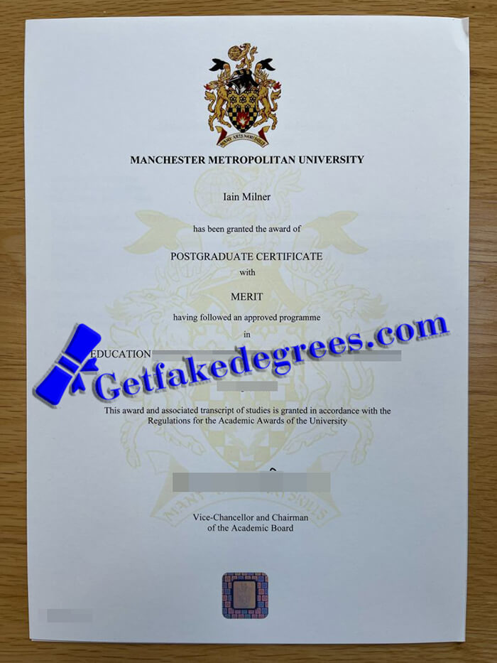 Manchester Metropolitan University degree