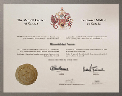 Medical Council of Canada certificate