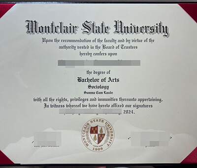 Montclair State University degree