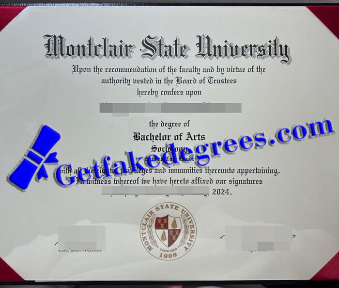 Montclair State University degree