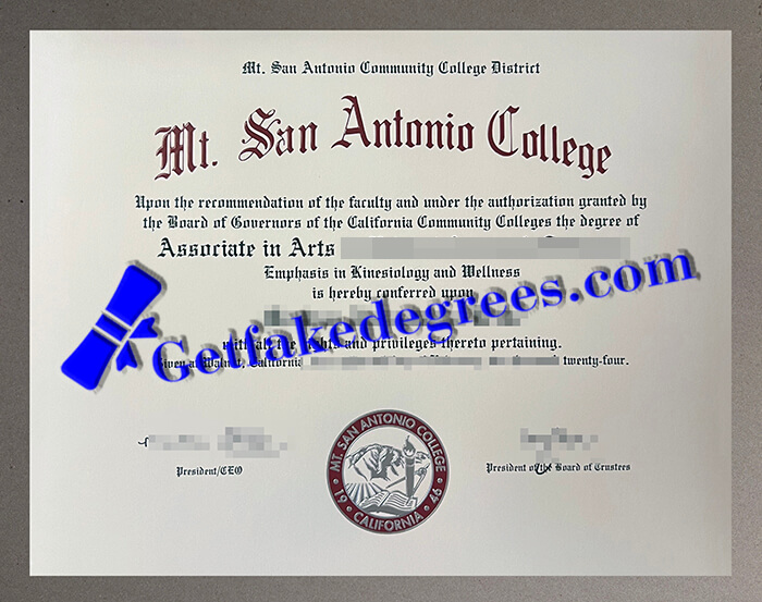 Mt. San Antonio College degree