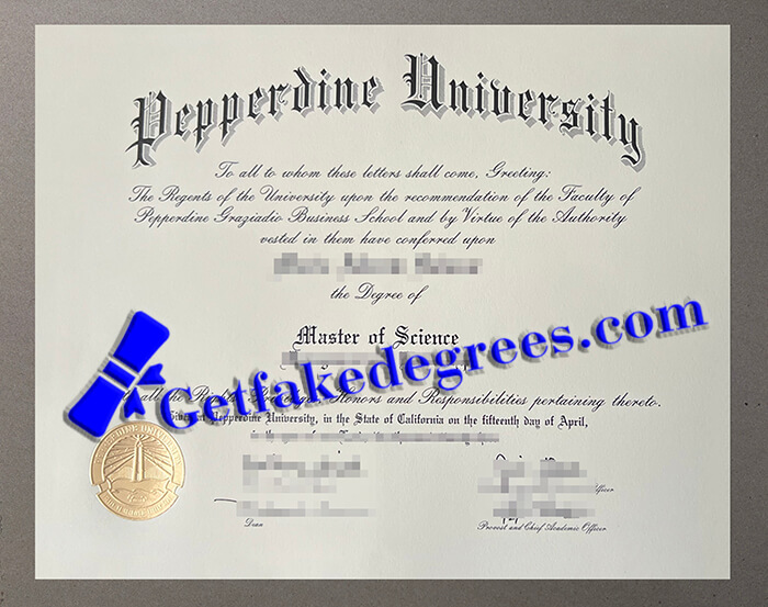 Pepperdine University degree