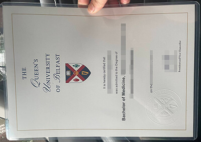 Queen's University of Belfast diploma