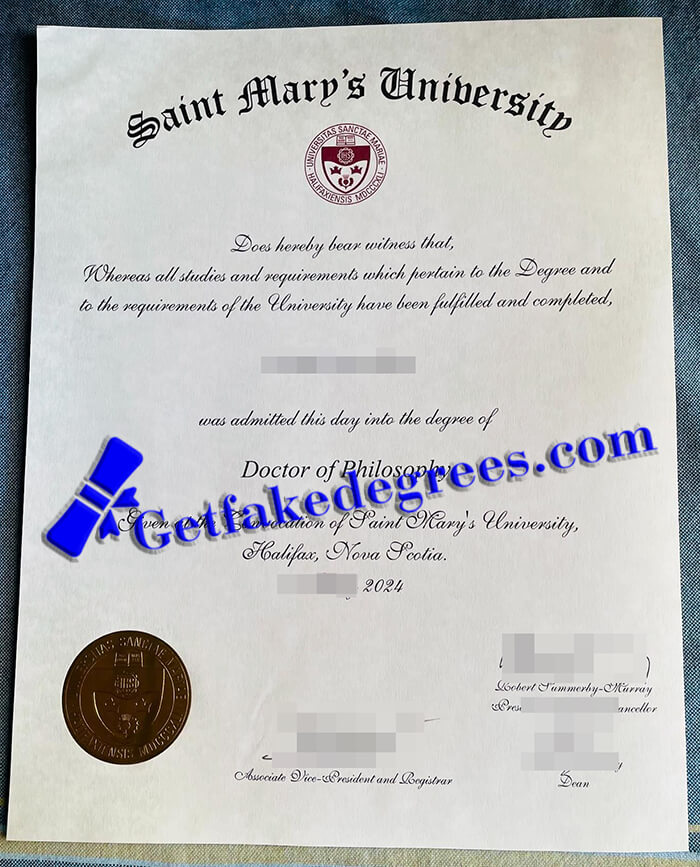 Saint Mary's University degree