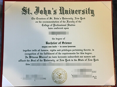 St. John's University degree