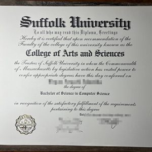 Suffolk University degree