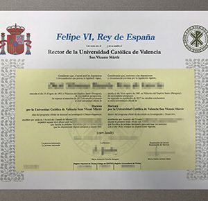 Universidad Católica de Valencia degree