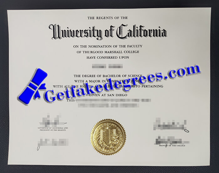 University of California San Diego degree