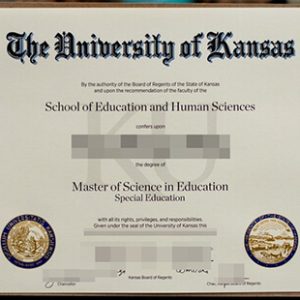 University of Kansas diploma