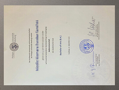 University of Marburg degree