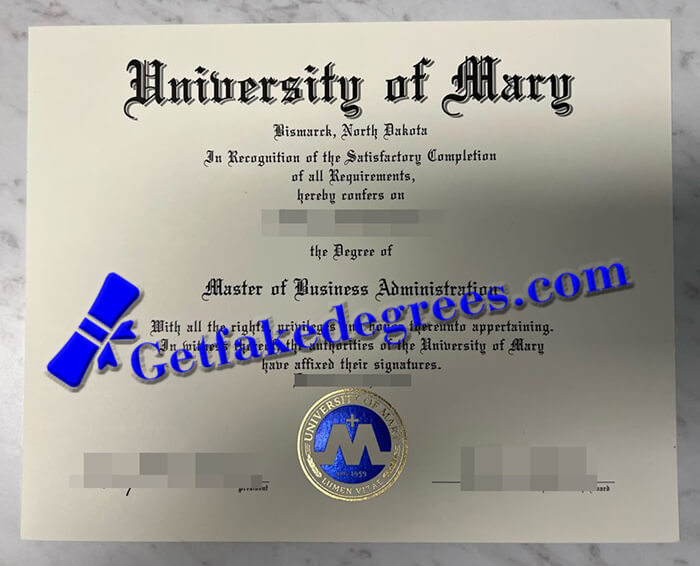 University of Mary degree