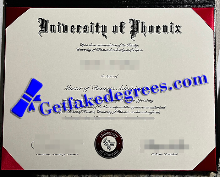 University of Phoenix degree