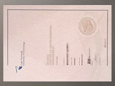 Cape Peninsula University of Technology diploma