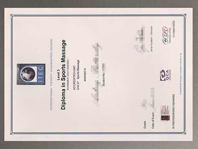 International Therapy Examination Council certificate