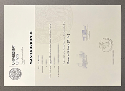 Leipzig University diploma