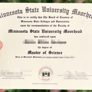 Minnesota State University Moorhead certificate