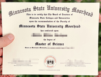 Minnesota State University Moorhead certificate