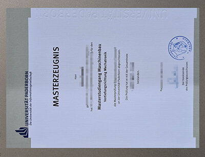 Universität Paderborn diploma