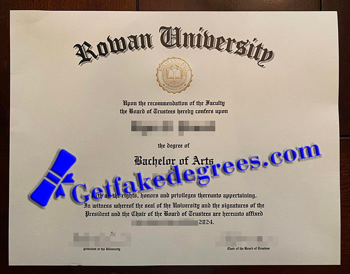 Rowan University degree