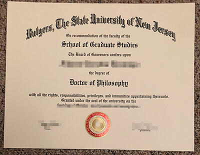 make Rutgers University diploma