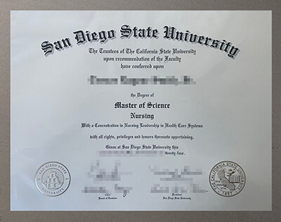 San Diego State University degree