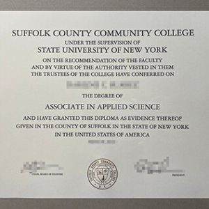 Suffolk County Community College degree