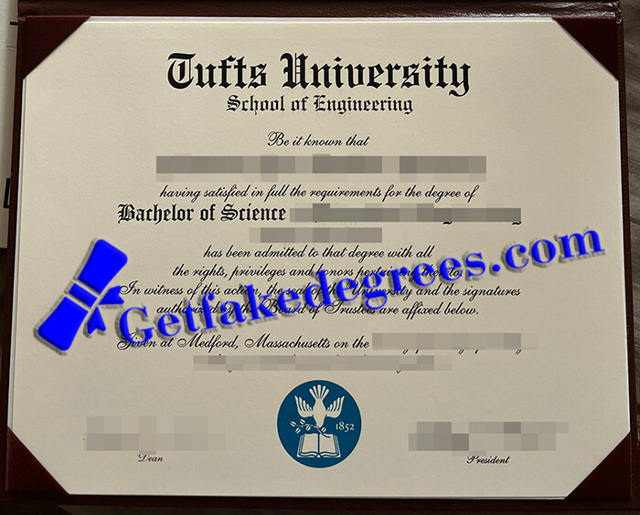 Tufts University diploma